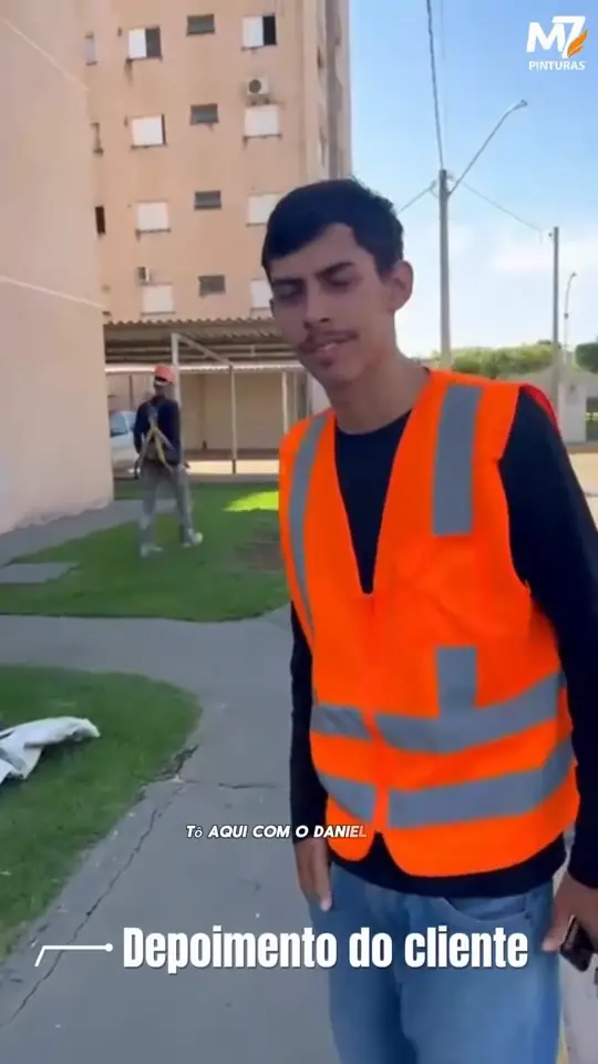 Miniatura do depoimento em vídeo do cliente da M7 Pinturas